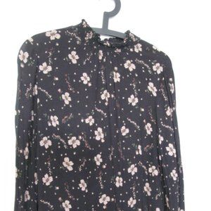 Marks & Spencer Floral mock neck top